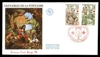 Mayfairstamps France FDC 1976 Animal Characters Red Cross La Fontaine First Day
