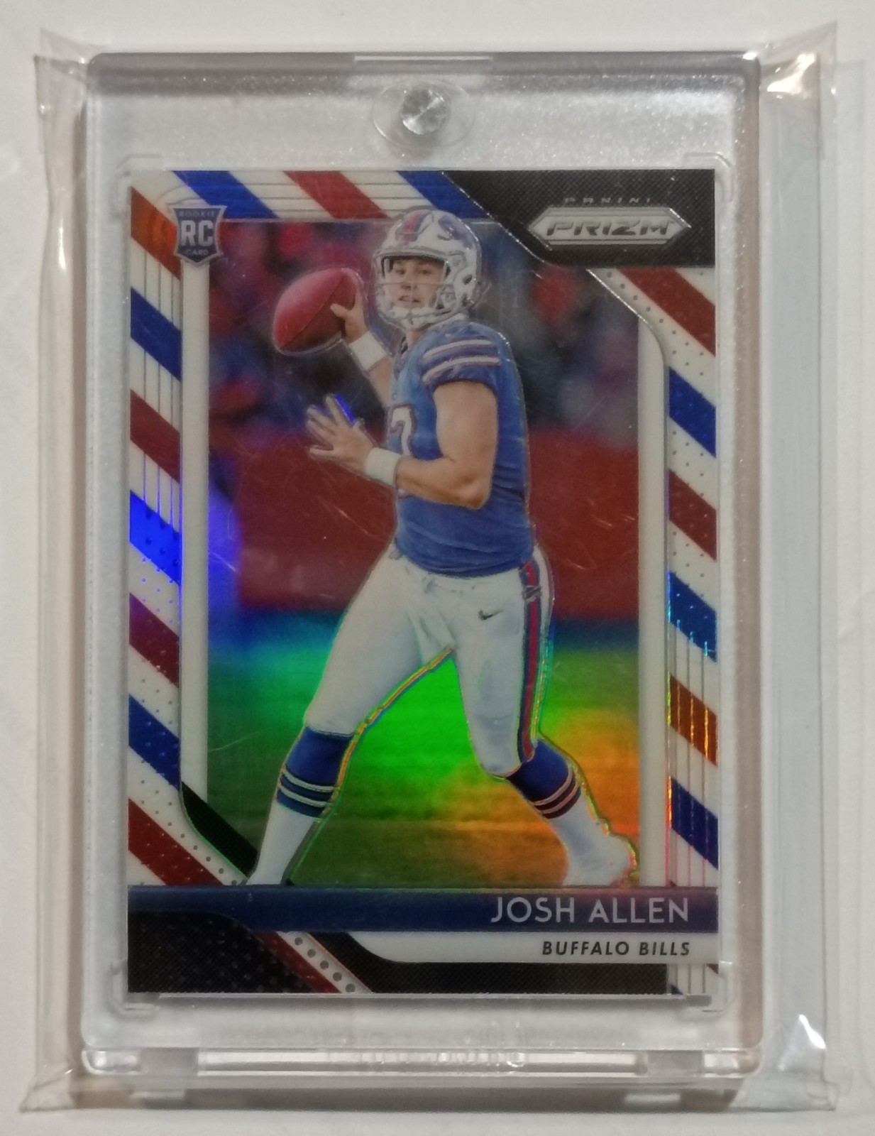 Panini 2018 Prizm Red White & Blue Josh Allen Buffalo Bills RC Card #205 & MORE view 5