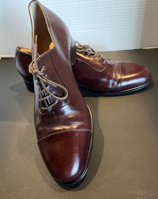 New Bruno Magli Ricardo Leather Italian Dress Shoes Men's Size 9.5 M Brown +Bags