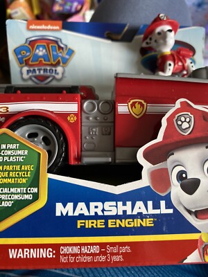 Paw Patrol Marshall mit Feuerwehrauto