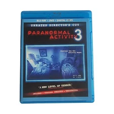 Paranormal Activity 3 (Blu-ray, 2011) - Like New - Unrated Director's Cut