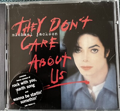 洋楽 Michael Jackson Cd They Don't Care About Us [Single] by Michael Jackson CD
