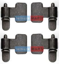 2 X Pairs of Weld On Trailer Hinges 95mm Long Supplied with Weld on Hinge Posts