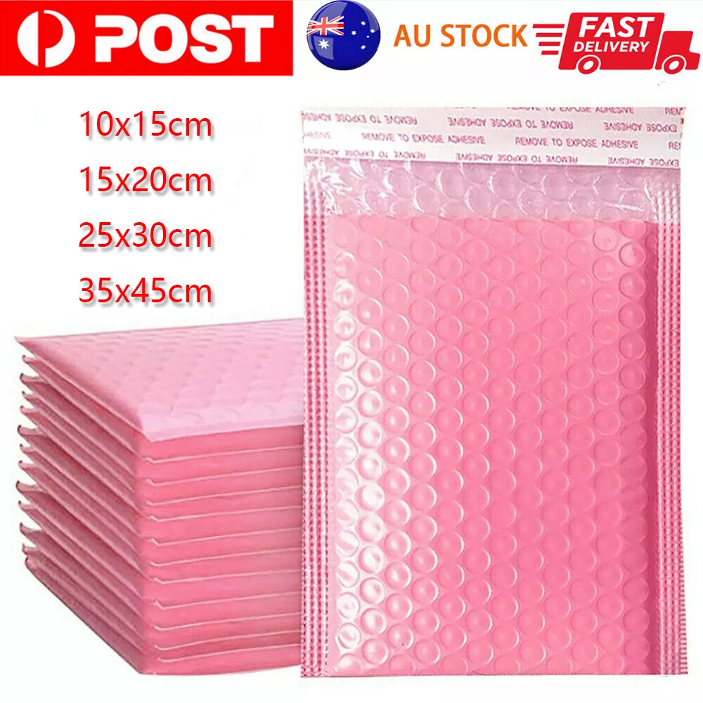 Pink on sale bubble mailers