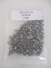 MS51957-26 Pan Head 6-32 x 1/4" Phillips Screw - Lot of 100