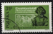 1972. Pologne. 500e anniversaire de Nicolas Copernic. N°2030.