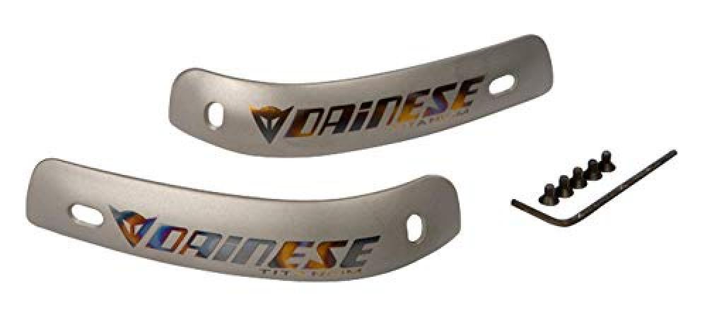 (TG. N) Dainese Kit Boots Slider Titanium, Slider Stivali Moto in Titanio - NUOV