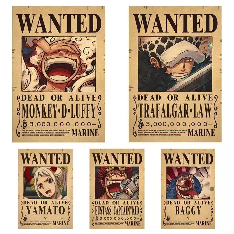 One Piece Wanted Poster - Monkey D. Luffy