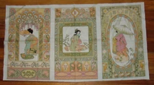 Michael Miller Nouvelle Panels Geishas Fabric Piece Cotton