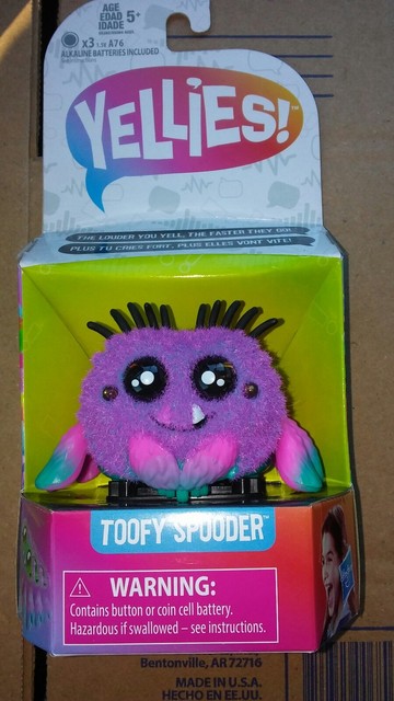 yellies toofy spider