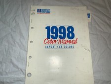 Rare vtg 1988 Sherwin Williams Color Paint Swatches Chips Import Domestic Book