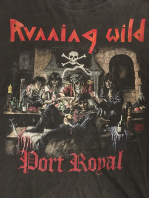 Running Wild Music For Lovers Black T-Shirt Cotton Full Size