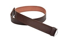 Leather Kilt Belt Adjustable size for Kilts Highland Brown Plain