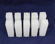 10 COIN SAFE SQUARE COIN TUBES FOR U.S. DIME 18mm Diameter Coins- FREE SHIPPING