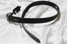New American Bison Top Grain Leather Black Belt - Size 32
