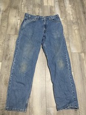 VTG Levi’s 550 Blue Jeans Relax Fit USA Made (550-4891) 90s 36x32 (36x31 Actual)