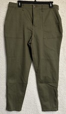 Social Standard by Sanctuary Women's Logan Stretch Utility Pant Size 2 Green New