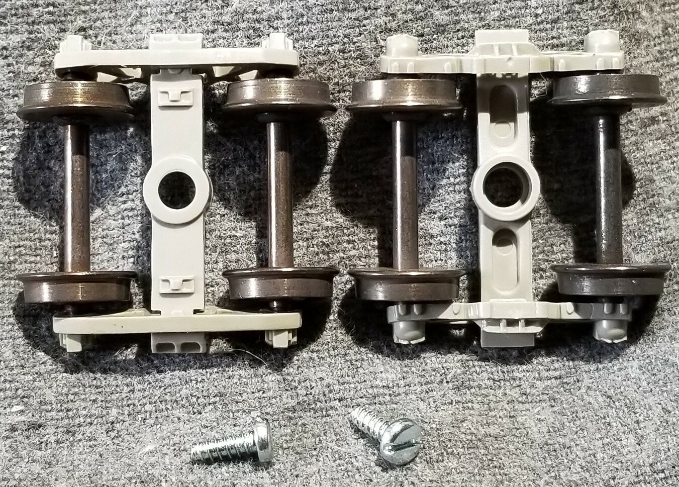 LMH EB Freight Trucks T326G ANDREWS Fully SPRUNG Equalized METAL Wheels