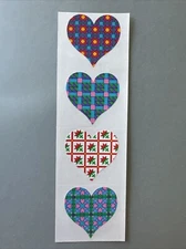 Mrs. Grossman's Stickers | QUILT PATCH HEARTS | Retired Creative Memories
