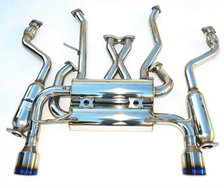 イグイグ Invidia HS03IFXGIS Gemini Cat-Back Exhaust System for 03-08