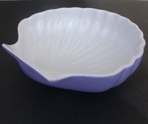 Lot De 4 Ramequins Céramique Charles Amand – Forme Coquille Saint-Jacques – Vintage