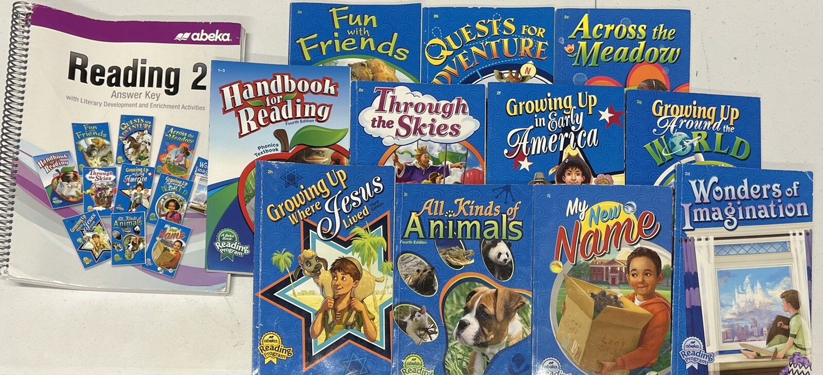 Abeka Reading 2 complete set readers 2nd grade and parent teacher ...