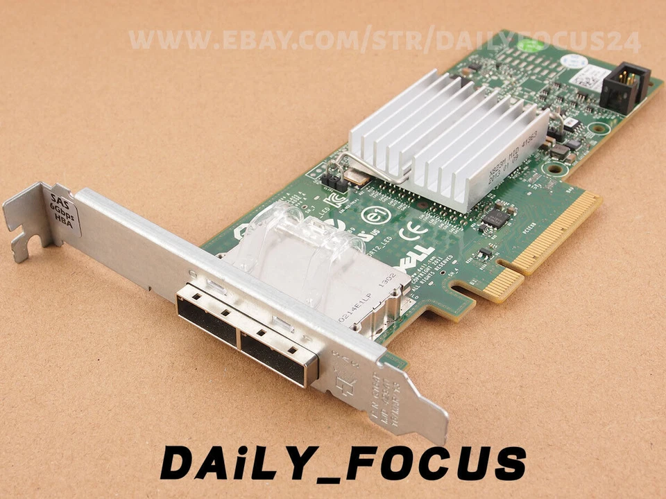 Dell H200E 6Gb/s SAS PCI-E 2.0 x8 HBA SAS 2 Port 012DNW Host Bus Adapter - Image 2 of 4