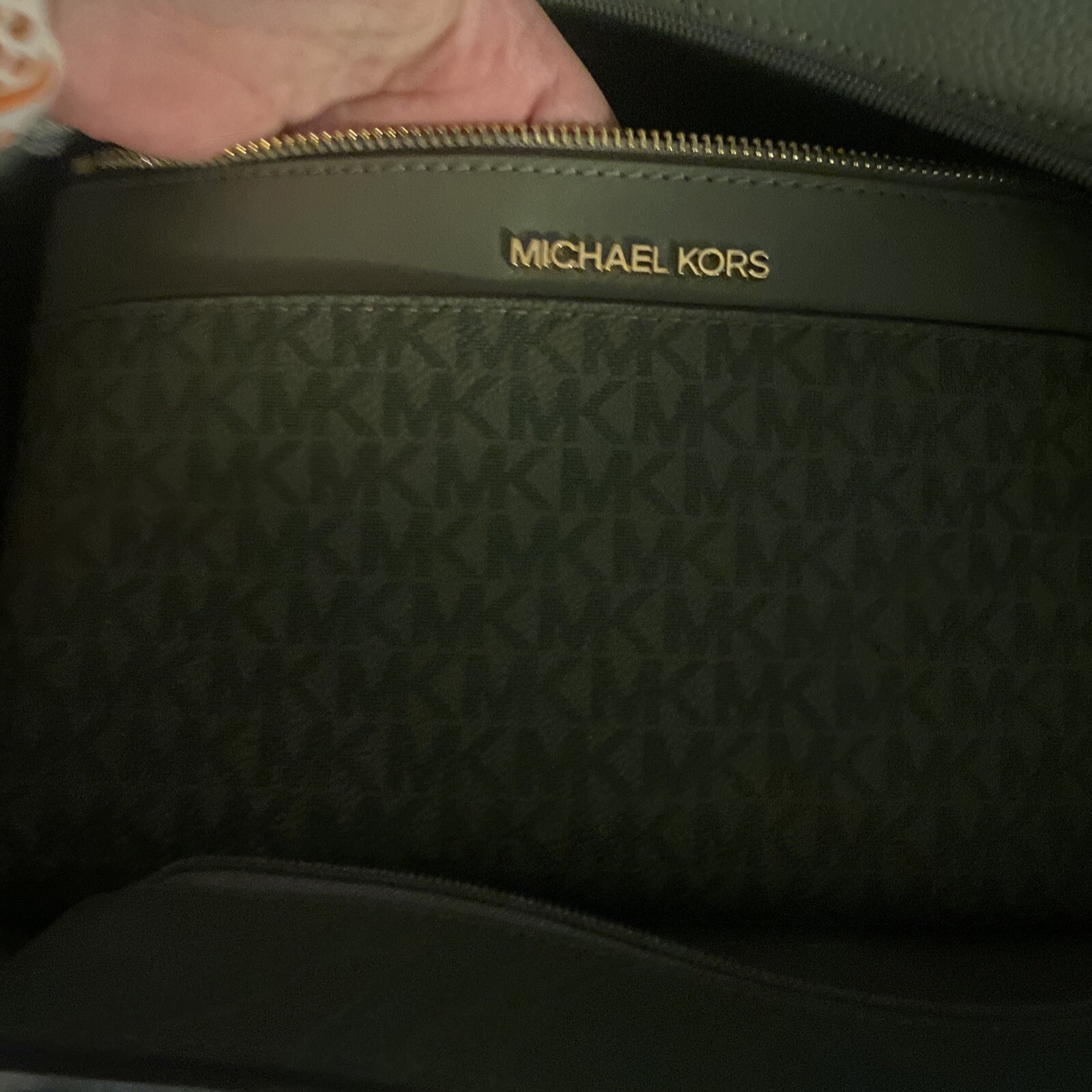 Michael Kors Maisie Large Pebbled Leather 3-in-1 Tote Bag -Green -NWT. “RARE”😍 image 5