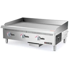 36" Commercial Griddle Heavy Duty Manual Flat Top Griddle 90,000 BTU