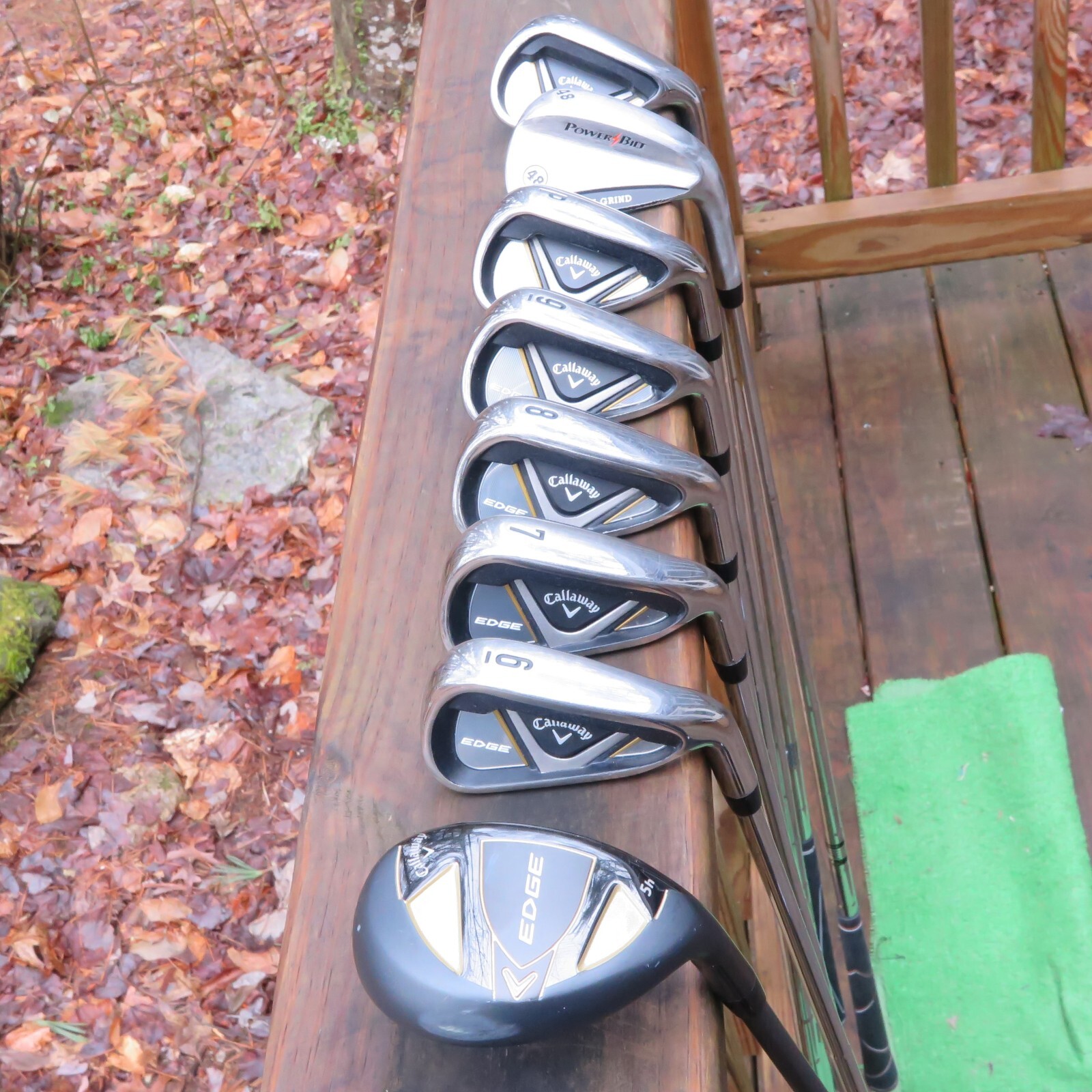 CALLAWAY EDGE IRON SET 5 Hybrid, 6PW, GW, SW RH RFlex