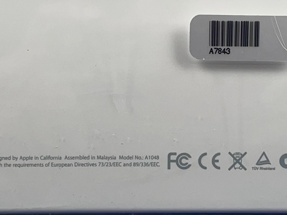 Apple Mac White USB Wired Keyboard Mouse iMAC G3 G4 G5 eMAC A1048 M5769 FREE SHP - Image 4 of 4