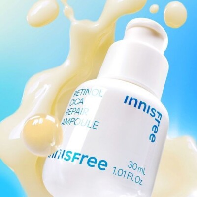 INNISFREE Retinol Cica Repair Ampoule 30mL + Gift JangWonyoung's PICK K-Beauty