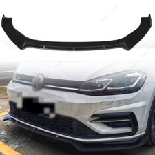 3Stk Front Spoilerlippe Carbon Optik für Golf 7 GTD GTII MK6 MK7 MK7.5 GTI