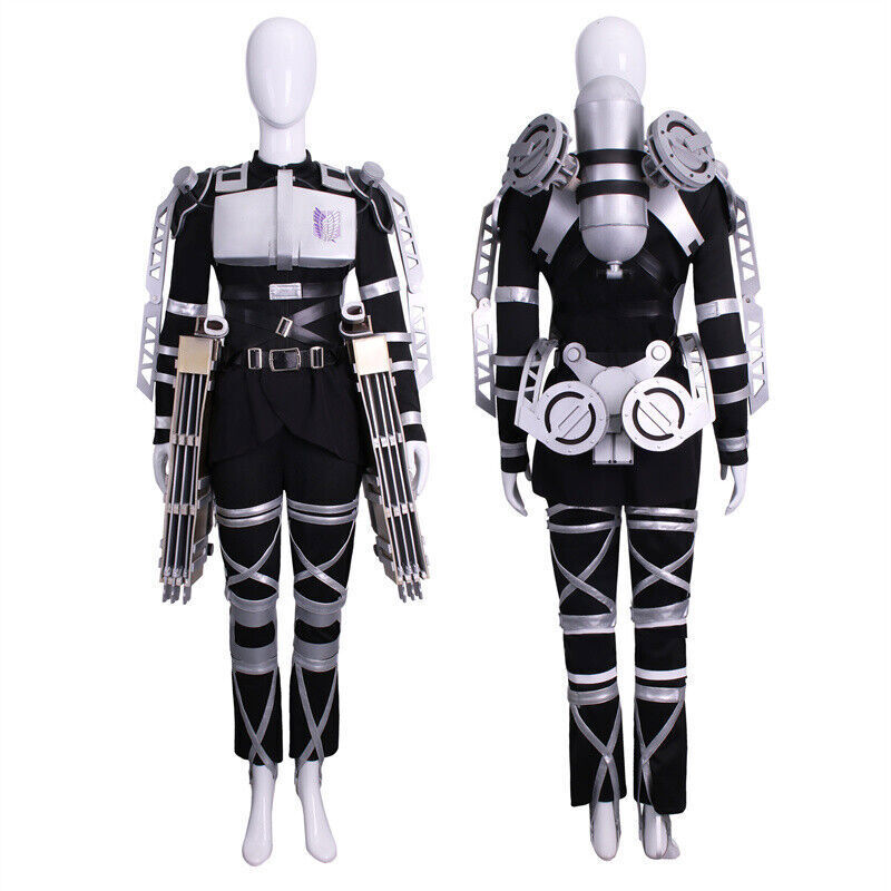 Attack On Titan The Finish Season Cosplay Women Costume Outfits 3D Maneuver  Gear