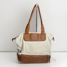 NWOT Graf Lantz carry on weekender bag canvas and vegan leather TOTE PU180