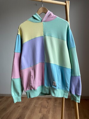 Teddy Fresh Color Block Hoodie Size M