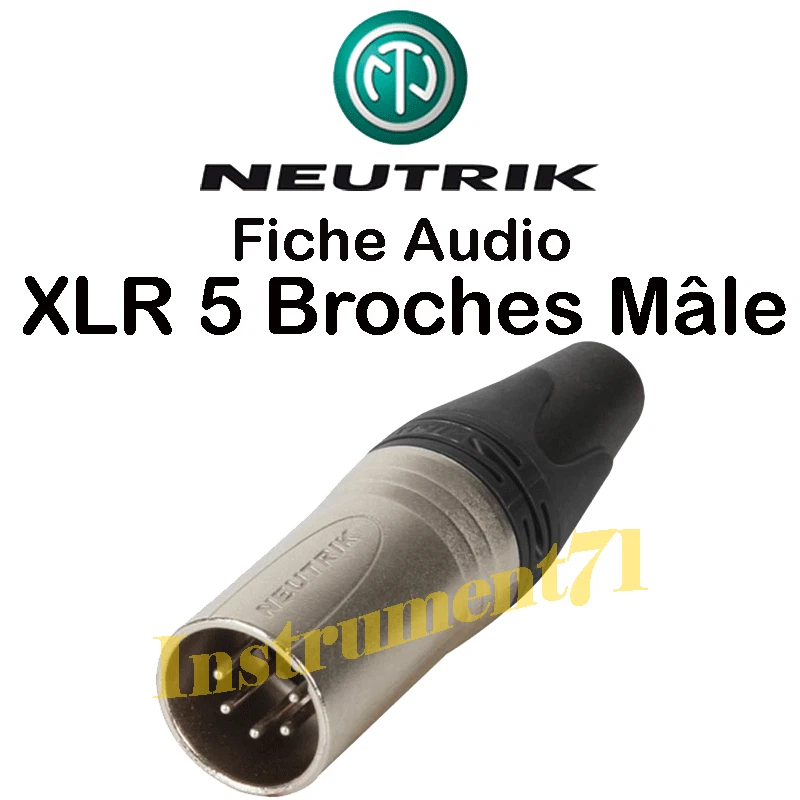 Neutrik Nc5mx / XLR Connecteur de Câble DMX Fiche
