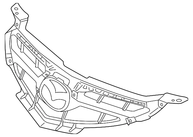 Genuine Mazda Grille BS4N-50-711B
