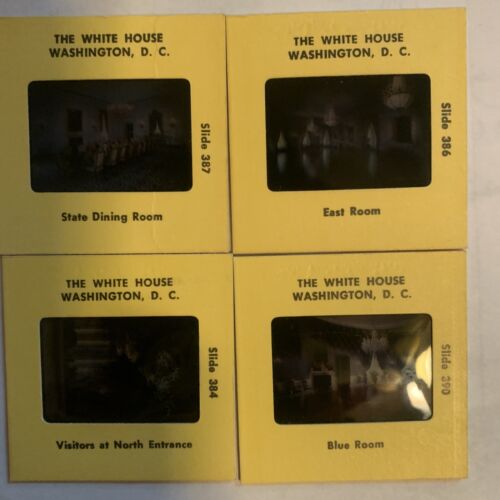 Lot 4 White House Slides Vintage 1960s Photo Lab, Inc.  - Picture 1 of 5