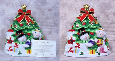 Fitz & Floyd ~ Christmas Tree Cookie Jar ***MIB***
