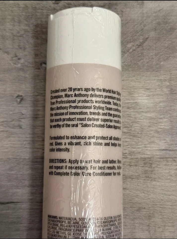 Pack of 3 - Marc Anthony Complete Color Care Shampoo for Reds, 236mL / 8 fl. oz - Image 3 of 4
