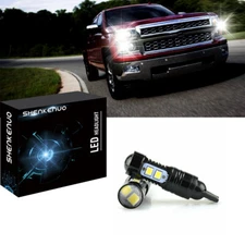For  Silverado 1500 2014-2020 White LED Reverse Backup Lights Bulbs 912 921
