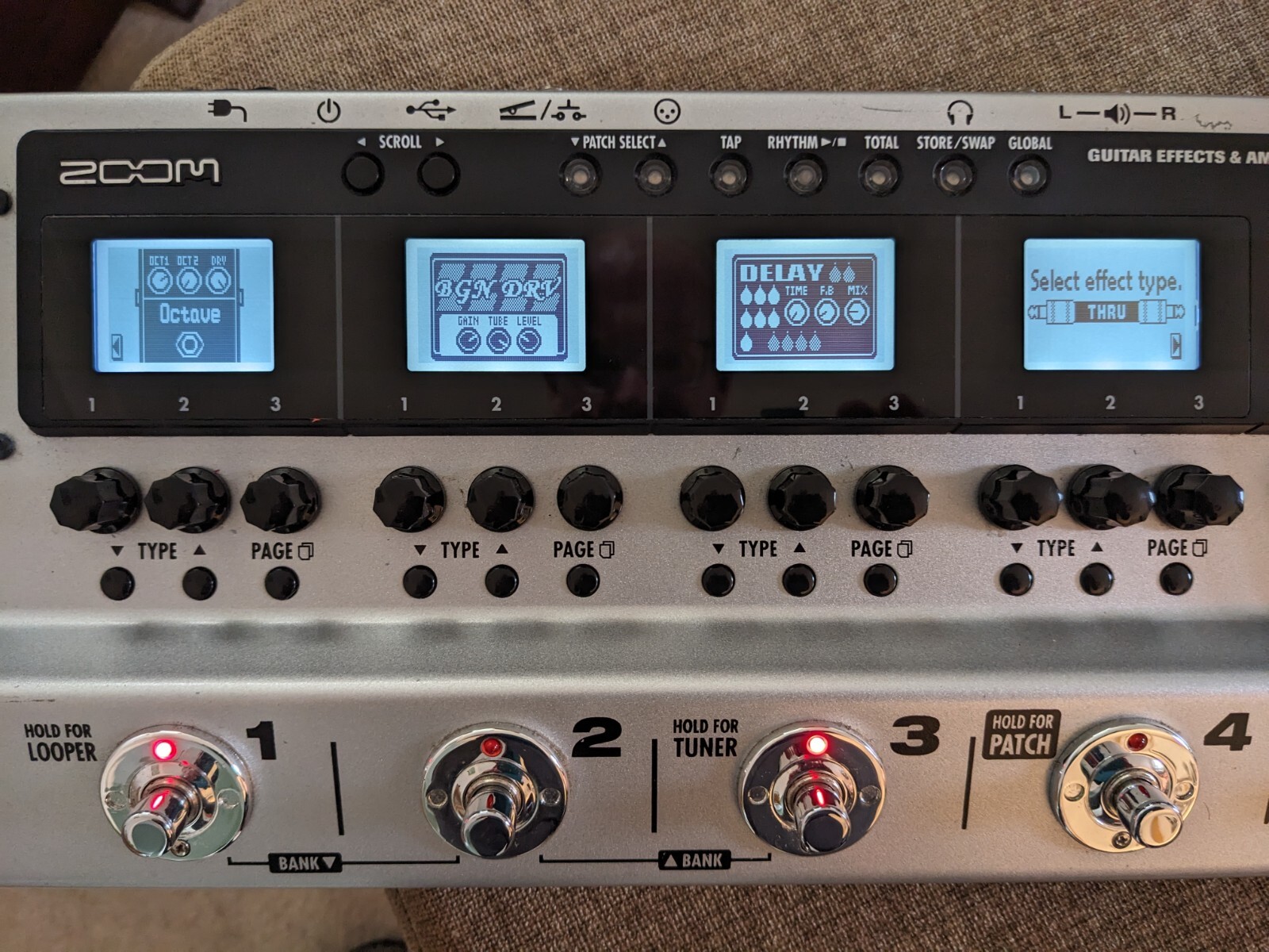 Zoom G5 guitar effects and Multi Amp With Pedal eBay