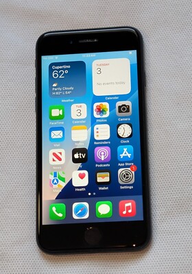 GREAT Condition iPhone SE 3rd GEN SE 3 5G 64GB Cell Phone for CRICKET LOOK!!