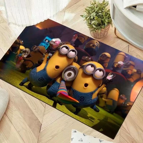 Alfombra Minions 3D Niño Niña Alfombrillas Dormitorio Alfombrilla Puerta Niños Alfombrilla 3D - Imagen 7 de 10