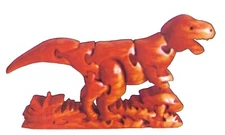 CHH GAMES 2D Wooden PUZZLE TYRANNOSAURUS T-REX