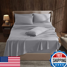 Hearth Harbor Extra Deep Pocket Sheet Sets, Luxury Soft 6 Piece Bed Sheet Set