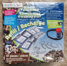 Creatology Rock Tumbler Refill Recharge Kit Polishing 47 Pcs Factory Sealed