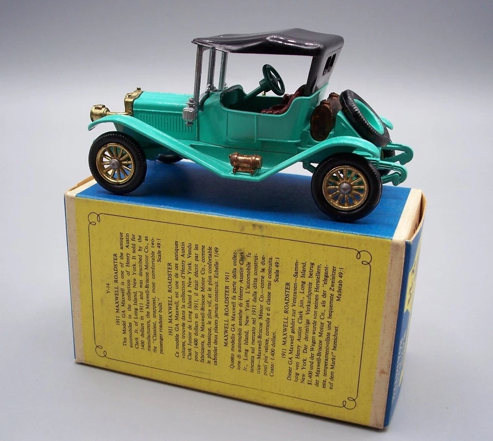 "MATCHBOX" YESTERYEAR Y-14-2 MAXWELL **ISSUE 10** w/ SILVER WINDSCREEN MIB - Image 3 of 4