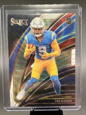 2025 PANINI SELECT TRE HARRIS TRI COLOR CLUB LEVEL RC /249 CHARGERS